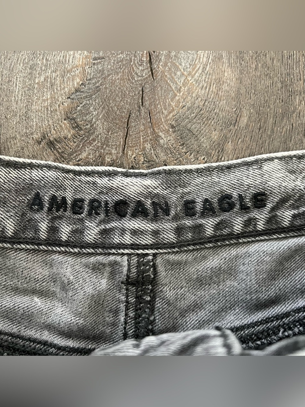 AMERICAN EAGLE AE Super Hi-Rise Festival Denim Jean Shorts Size 4 - Picture 5 of 7